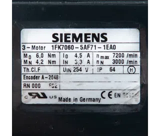 1FK7060-5AF71-1EA0 Siemens - Odnowiony_4